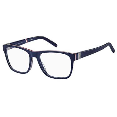 Imagem de Armação de Óculos Tommy Hilfiger Th 1819 Pjp - 55 Azul