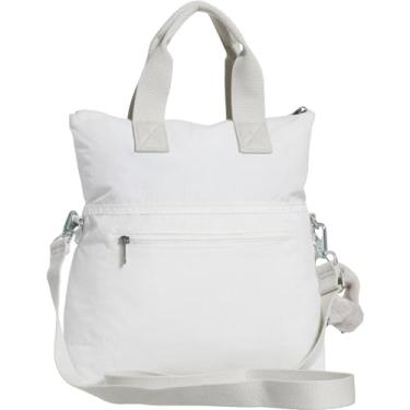 Imagem de Kipling Bolsa tiracolo Eleva feminina, Alabaster Tonal, 30 C X 30 A X 12 P EUA, Branco