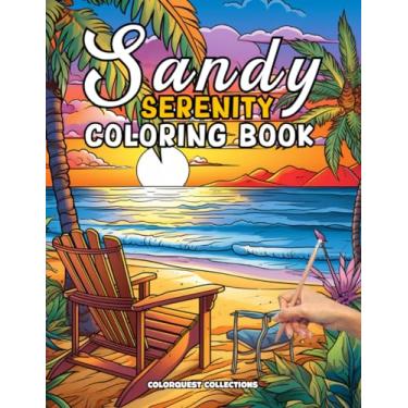Imagem de Sandy Serenity Coloring Book: A Beach Lover's Escape Through Color