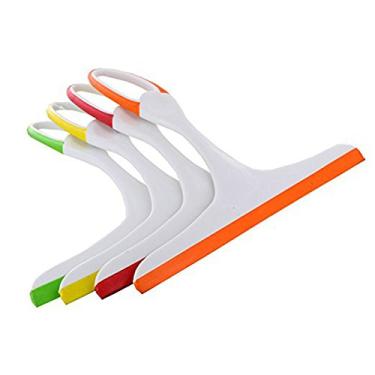 Imagem de Conjunto de 2 rodinhas de vidro para box de janela de 24,13 x 22,86 cm com design fino da marca Black Duck de cores sortidas, Green, Yellow, Orange, Red