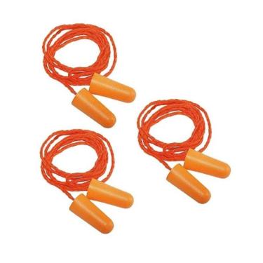 Imagem de Kit 3 Protetor Auricular Espuma Plug Com Cordão 16Db 1110 3M