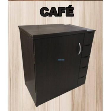 Imagem de Gabinete Luxo 5 Gavetas P/maquina De Costura Doméstica CAFÉ