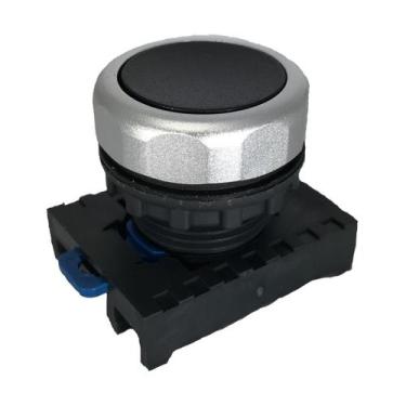 Imagem de Botão de Acionamento  Cabeçote Preto + Base  G NP8-BN  Chint, Preto