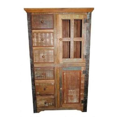Imagem de Armário Rústico Haiti em Madeira de Demolição - Cód 179 - Barrocarte