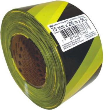 Imagem de Fita Zebrada Isolamento de Area 3M 70MM X 200M