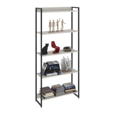 Imagem de Estante Multiuso Para Escritório Industrial 05 Prateleiras Areta 186x8