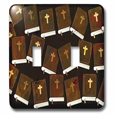 Imagem de 3dRose lsp_255338_2 Imagem da Bíblia Cristã Repeat Padrão Alternador Multicolorido