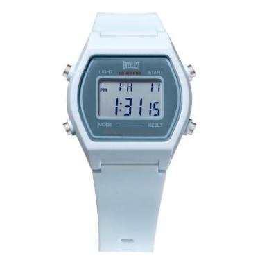 Imagem de Relógio Pulso Masculino Feminino Everlast Digital Esporte, Azul