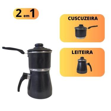Imagem de Leiteira e Cuscuzeiro 2 em 1 : Praticidade na sua cozinha - Colombo