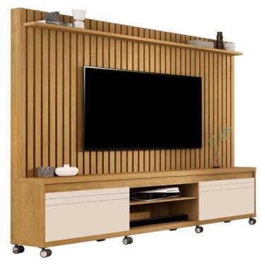 Imagem de Home ORI Ripado com Pintura UV Amadeirada Acabamento em Alto Relevo La