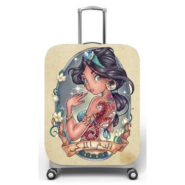 Imagem de Capa para mala de viagem G, medidas max C48x A75 x P29cm Princesa Arab