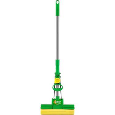 Imagem de Mop Rodo Sekito Bettanin Brilhus - Sek + Cabo Extensor, Verde e Amarel