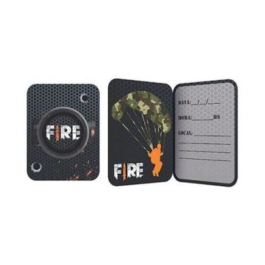 Imagem de Convite Free Fire - 8 unidades - Junco - Rizzo