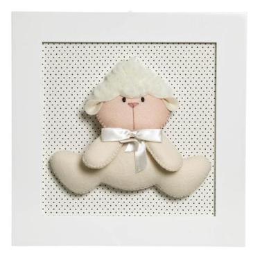 Imagem de Quadro Decorativo Ovelha Quarto Bebê Infantil Menina Menino - Potinho 