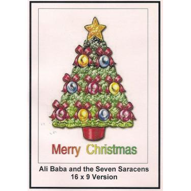 Imagem de Ali Baba and the Seven Saracen Widescreen TV: Greeting Card: Merry Christmas