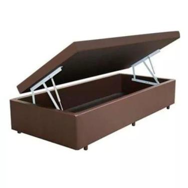 Imagem de Cama Box Bau Solteiro material sintético 88 X 188cm - GENKI KENKO, CIN