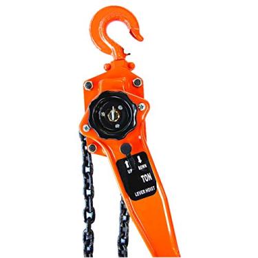 Imagem de HONYTA Talha de corrente de bloco de alavanca de 3 toneladas, corrente de 2,721 kg vem ao longo de 6 m, talha de corrente com gancho para zonas de construção de garagens de armazéns