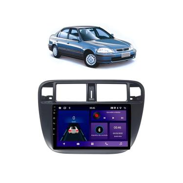 Imagem de Kit Multimídia Civic 1996 / 2000 Ar Digital 9 Pol Android Carplay 2/32GB - 915BR ROADSTAR