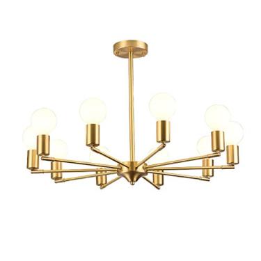 Imagem de Sala de estar Hall Sala de jantar Quarto principal, E27 - PostBoutique Decoração Lustres atmosféricos simples, American Light Luxury Copper Iluminação de ponta - Cobre 3t, Decoração moderna