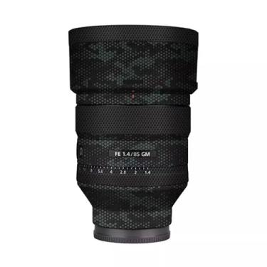 Imagem de Revestimento adesivo para lente de câmera antiarranhões para Sony FE 85 mm F1.4 GM Película protetora de vinil protetor corporal FE 1.4/85 GM 85 1.4 (verde (Mamba)