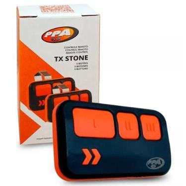 Imagem de Controle Remoto Tx Stone 3 Botões 433mhz Portões Ppa Resistente