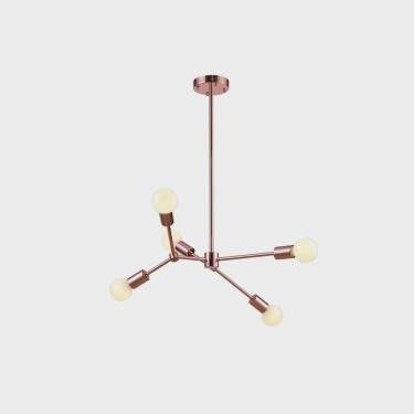 Imagem de Pendente 123x75cm 7xE27 280W Leblon RM002R Bella Iluminação