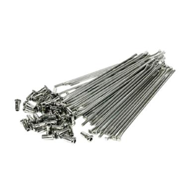 Imagem de Jogo raio de roda 4MM cromado cg start fan titan freio A lona TM013