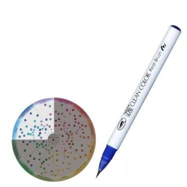 Imagem de CANETA ZIG PEN REAL BRUSH PLUM MIST RB 6000AT 807