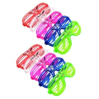 Imagem de Óculos Led Neon Fluorescente Kit 10 Unidades Balada Festa - zenon