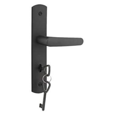 Imagem de Fechadura Preta Completa Para Banheiro/Porta Interna/Porta Externa(Fechadura Interna)