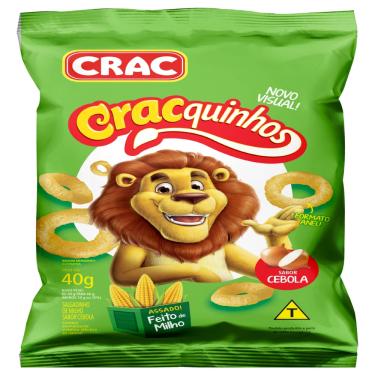 Imagem de Salgadinho de Milho Cracquinhos Cebola 40g - Crac