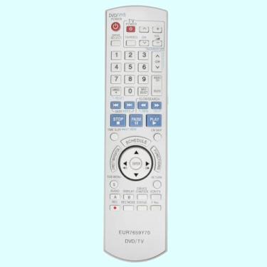 Imagem de Controle remoto de substituição EUR7659Y70, adequado para gravador Panasonic DVD VCR DMR-ES25 DMR-ES35 DMR-ES45 DMR-ES46 DMR-ES25S DMR-ES35V DMR-ES36V DMR-ES45V DMR-ES46V DMR-ES45VS DMR-ES46VS
