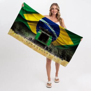 Imagem de Toalha de Praia - Colheitadeira Patriota - Texmil