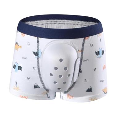 Imagem de Kokiya Cueca pós-cirúrgica de circuncisão, roupa íntima para cirurgia de prepúcio, proteção de algodão, roupa íntima protetora para crianças, Tamanho 140