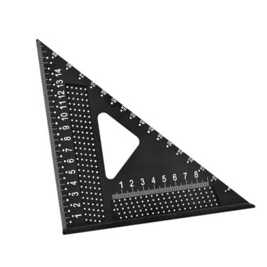 Imagem de ShengQuanHao Régua de ângulo Quadrado de Carpinteiro para Marcenaria, Medida Clara