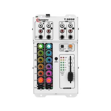 Imagem de Mesa de Som Taramps T0202 Multicolor 2 Canais com Led RGB RCA e P10