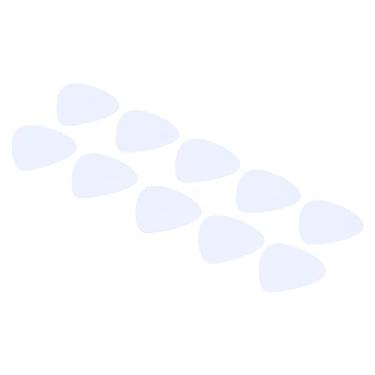 Imagem de Drfeify Conjunto de Picaretas de Guitarra Acústico Excelente Material Celulóide para Excelente Tom e Controle Adequado para Todas As Guitarras 10pcs Cor Branca