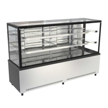 Imagem de Balcão Vitrine Seca 2,00 Metros Prime Inox Pbv20 220v - Venâncio