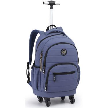 Imagem de Mochila De Rodinhas Shock Matelassê 19 Seanite Azul