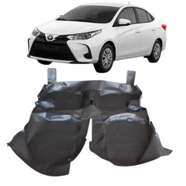 Imagem de Tapete Carpete Assoalho Vinil Fosco Luxo Toyota Yaris - MANOS TAPETES