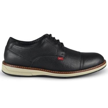 Imagem de Sapatênis Ferracini Masculino Kingston 6151, 39, Preto