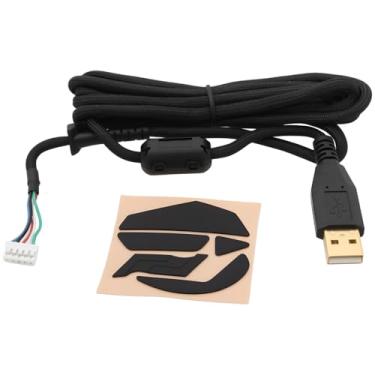 Imagem de Create idea Kit de reparo de mouse USB compatível com cabo USB Logitech G502 e conjunto de pés de substituição