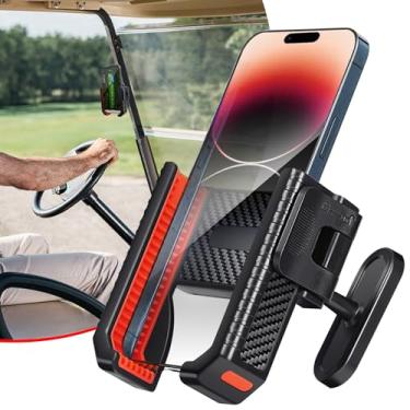 Imagem de Suporte magnético de telefone para carrinho de golfe com ímãs N52 - Suporte de telefone para carrinho de golfe adequado para EZGO Club Car Yamaha - Acessório de carrinho de golfe compatível com