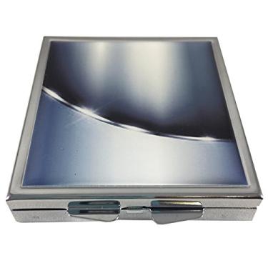 Imagem de Estojo de transporte de fonte de preservativo, bolso/bolsa/bolsa de viagem/discretamente segura e protege dois preservativos, unissex, Prata