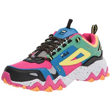 Imagem de Fila Oakmont Tr Tênis feminino, Amarelo/elétrico azul/branco, 6.5