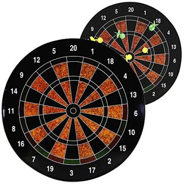 Imagem de Jogo de DARDOS PROFISSIONAL Magnéticos Tabuleiro de Parede 40x40cm 6 Dardos com Imã