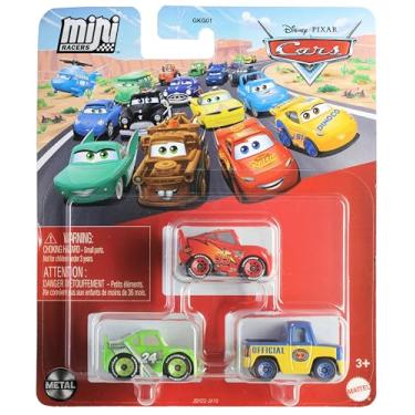 Imagem de Disney Cars Mini Racers 3-Pack: Lightning McQueen, Vitoline #24 Brick Yardley, Dexter Hoover