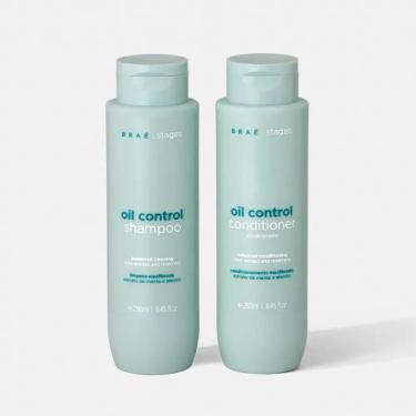 Imagem de Kit Controle De Oleosidade Braé Stages Oil Shampoo e ondicionador
