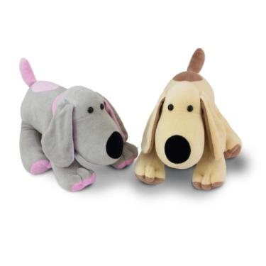 Imagem de Cachorrinho de Pelúcia Bethoveen 30cm anti-alérgico - Toybrink, Palha,