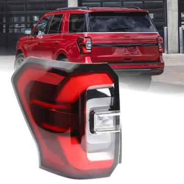 Imagem de KAMDKI Conjunto de luz traseira de moldura preta LH adequado para Ford Expedition Limited/Platinum 2022 2023 2024 Lâmpada traseira esquerda do lado do motorista com lâmpadas LED tipo NL1Z13405 NL1Z